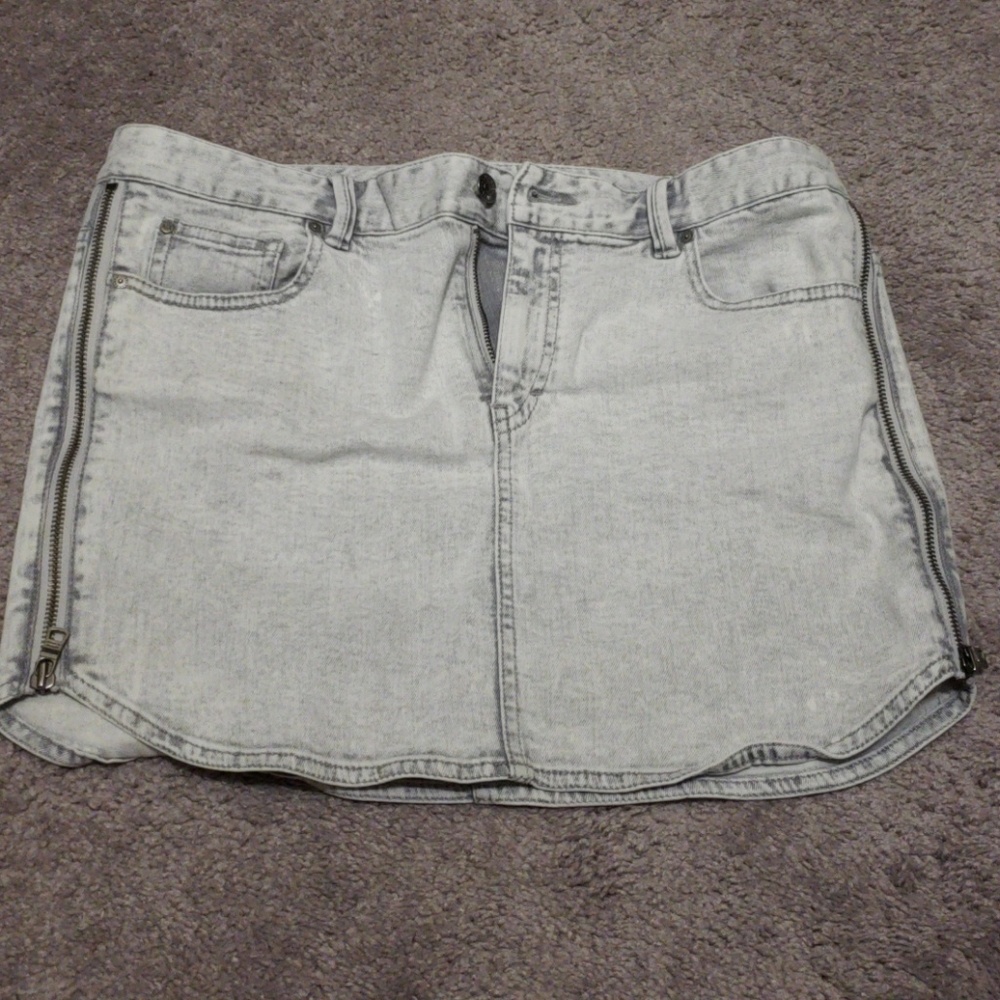 Armani exchange jean skirt